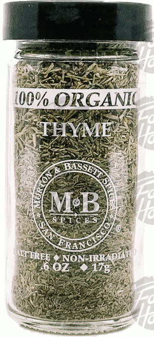 Morton & Bassett 100% organic thyme 0.6 ounce