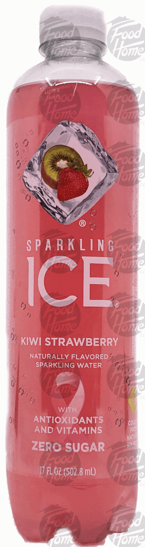 Sparkling Ice kiwi strawberry, plastic bottle 17 fluid ounce