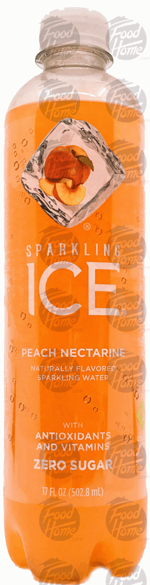 Sparkling Ice peach nectarine, plastic bottle 17 ounce