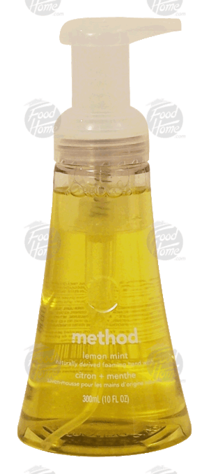 Method lemon mint, naturally derived foaming hand wash 10 fluid ounce