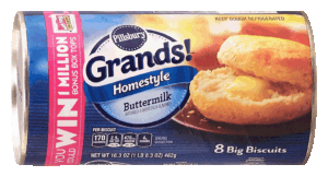 Pillsbury Grands! 8 big homestyle buttermilk biscuits 16.3 ounce