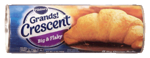 Pillsbury Grands! big & flaky crescent, 8 big dinner rolls 12 ounce
