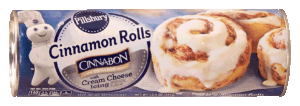 Pillsbury 8 Cinnamon Rolls made with cinnabon cinnamon, with cream cheese icing dough 12.4 ounce