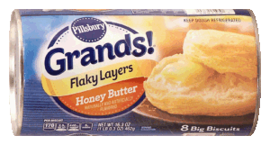 Pillsbury Grands! 8 big honey butter biscuits, flaky layers 16.3 ounce