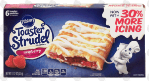 Pillsbury Toaster Strudel raspberry filled toaster pastries with icing packets, 6-count 11.7 ounce
