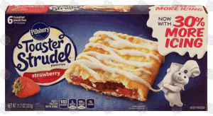 Pillsbury Toaster Strudel strawberry filled pastries with icing packets, 6-count 11.7 ounce