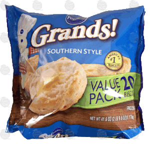 Pillsbury Grands! southern style biscuits, 20 biscuits 41.6 ounce