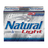 Natural Light Beer 12 Oz 30 pack