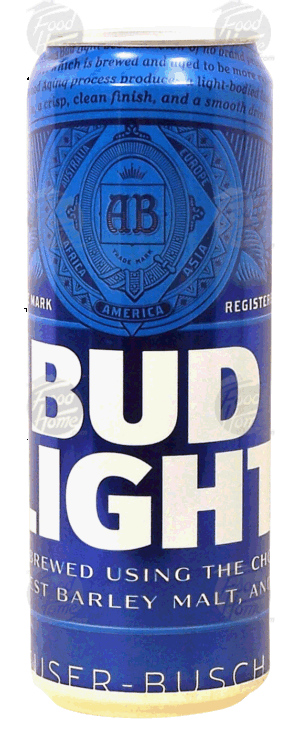 Bud Light beer 24 fluid ounce