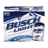 Busch Light Beer 12 Oz 30 pack