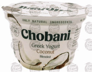 Chobani low-fat greek yogurt, coconut blended 5.3 ounce