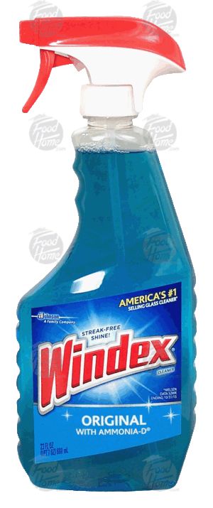 Windex glass cleaner, original with ammonia-d 23 fluid ounce