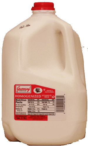 Guernsey whole vitamin D milk, homogenized 1 gallon