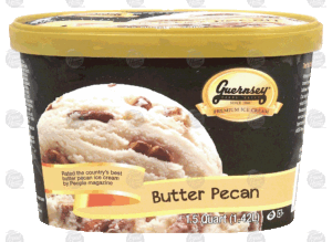 Guernsey butter pecan ice cream 1.5 quart