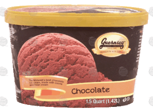 Guernsey chocolate ice cream 1.5 quart