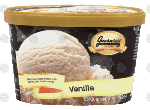 Guernsey vanilla ice cream 1.5 quart