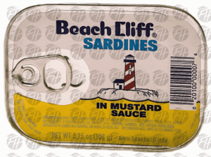 Beach Cliff sardines in mustard sauce 3.75 ounce