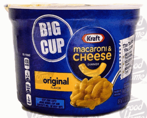 Kraft Big Cup macaroni & cheese dinner, original, just add water 4.1 ounce