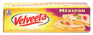Velveeta mexican, pasteurized prepared cheese product with jalapeno peppers 16 ounce