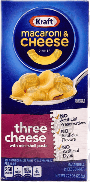 Kraft Dinners Macaroni & Cheese Dinner Premium Three Cheese 7.25 ounce