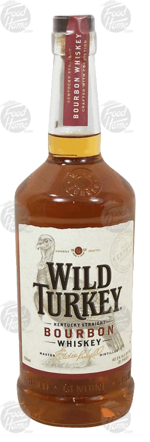 Wild Turkey kentucky straight bourbon whiskey, 40.5% alc. by vol. 750 milliliter