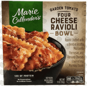 Marie Callender's Bowls garden tomato four cheese ravioli bowl. frozen entree 11 ounce