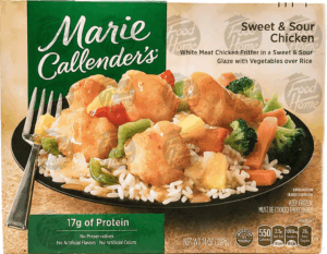 Marie Callender's sweet & sour chicken with vegetables over rice 14 ounce