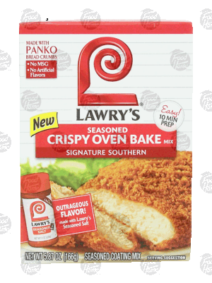 Lawry's Signature Southern seasoned coating mix, crispy oven bake 5.87 ounce
