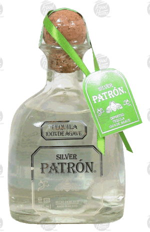 Patron Silver tequila, 100% agave, 40% alc. by vol. 750 milliliter