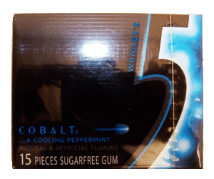 5 Chewing Gum Cobalt Sugar Free 15 count