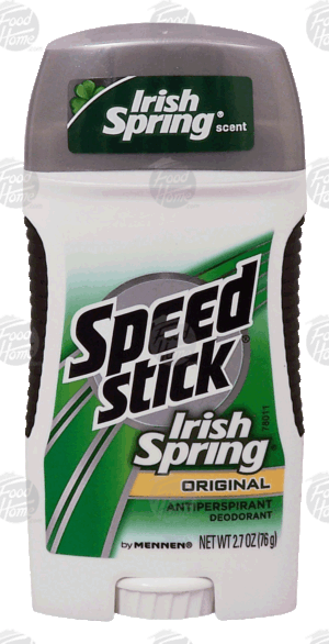 Speed Stick Irish Spring original antiperspirant deodorant 2.7 ounce