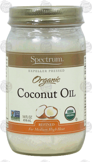 Spectrum Naturals organic coconut oil, expeller pressed, refined for medium high heat 14 fluid ounce