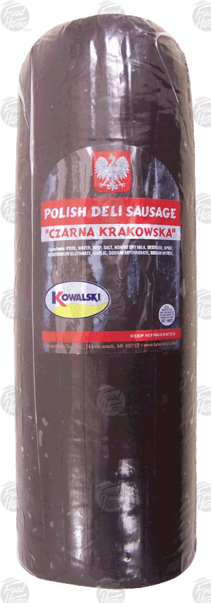 Kowalski Czarna Krakowska polish deli sausage, price per pound 0.5 pound