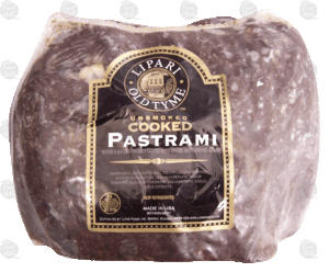 Lipari Old Tyme unsmoked cooked pastrami, price per pound 0.5 pound