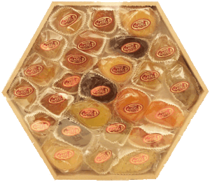 Al Adel Establishment Eibo & Sons glazed fruits, hexagonal 35 ounce