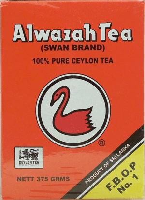 Alwazah Swan Brand pure ceylon tea, 100% pure, F.B.O.P. No. 1 400 gram