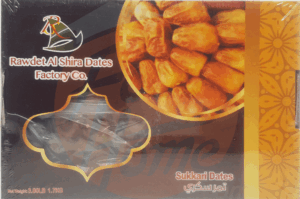 Rawdet Al Shira Dates Factory Co. sukkari dates with pit 1.7 kilogram