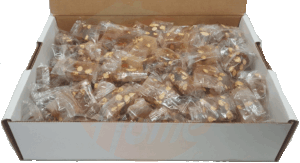 Master Delight malban bulk with almonds turkish delight soft candy, individually wrapped 10 pound