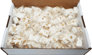 Master Delight nougat candy with almonds, turkish delight, individually wrapped 8 pound
