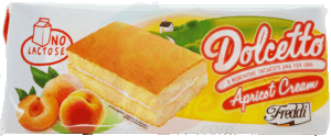 Freddi Dolcetto apricot cream snack cakes, 8-individually wrapped 200 gram
