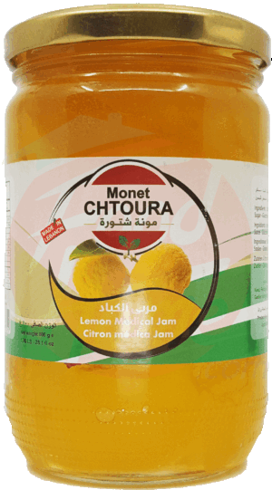 Monet Chtoura lemon medical jam, citron 800 gram