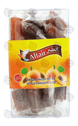 Altair diet dried apricot paste candy roll pieces, individually wrapped 400 gram