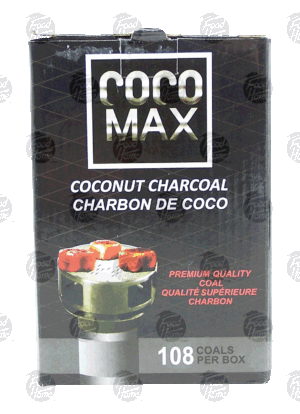Coco Max coconut charcoal, 108-coals 1 kilogram