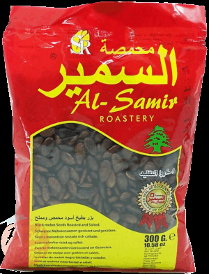 Al-Samir Roastery Roastery black melon seeds roasted and salted 300 gram