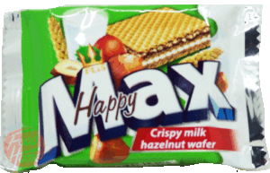 FLIS Happy Max crispy milk hazelnut wafer 23 gram