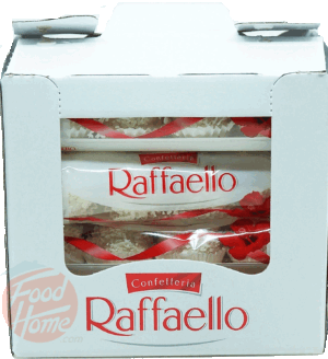 Confetteria Raffaello coconut cookie balls, 4-count, 40-gram wrappers 16 pack