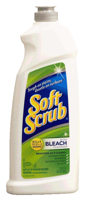 Soft Scrub cleanser with bleach 24 ounce
