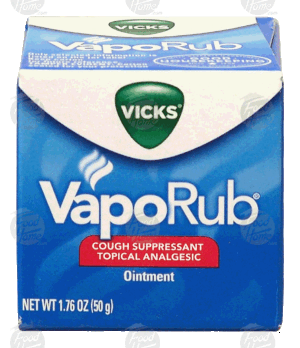 Vicks VapoRub cough supressant/topical analgesic ointment 1.76 ounce