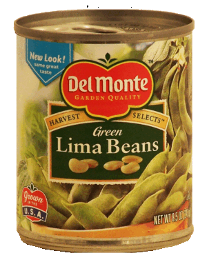 Del Monte Lima Beans Green 8.5 ounce