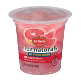Del Monte fruit naturals red grapefruit in sweetened water, no sugar added 6.5 ounce